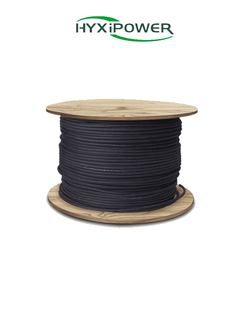 Cable Fotovoltaico HYX H1Z2Z2 KB6 Negro 6mm2 10AWG Halógeno Libre Solar