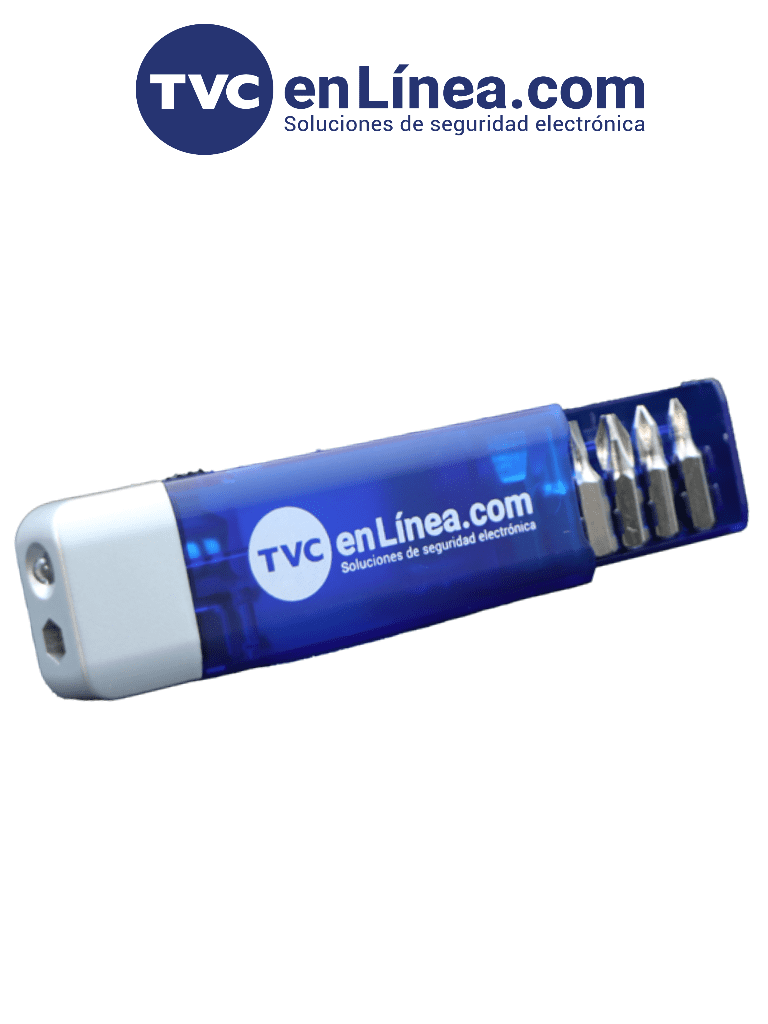 Desarmador TVC MATPRO015 Falcor con Logotipo TVC, Promocional - 6 Puntas Intercambiables