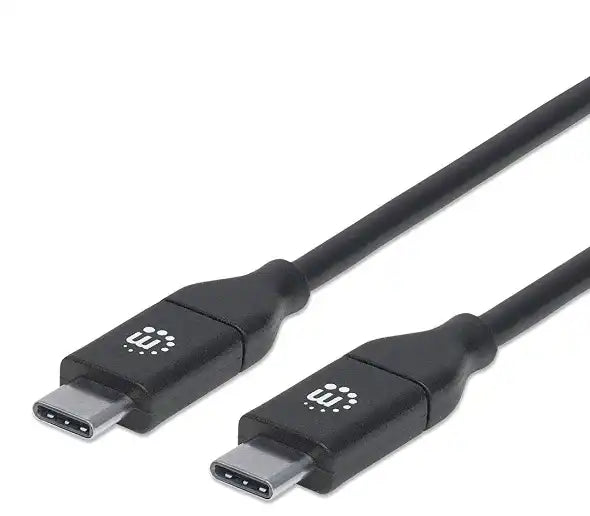 Cable USB-C Manhattan 355247, Longitud 2m, Transferencia de Datos de Alta Velocidad