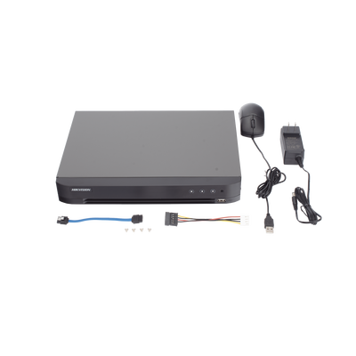 Hikvision Pro Series IDS-7204HUHI-M1/X videograbadora digital Negro, 3840 x 2160 Pixeles, H.264, H.264+