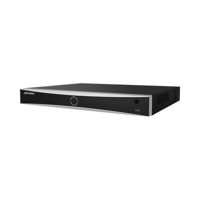IDS-7608NXI-I2/8P/8F - NVR 12 Megapixel (4K) / Reconocimiento Facial / 8 Canales IP / Base de Datos / Hasta 100,000 Fotografías / 8 Puertos PoE+ / 2 Bahías de Disco Duro / Switch PoE 300 mts / Bases de Datos / HDMI en 4K