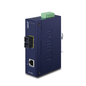 PLANET IFT-802T convertidor de medio 200 Mbit/s 1310 nm Azul