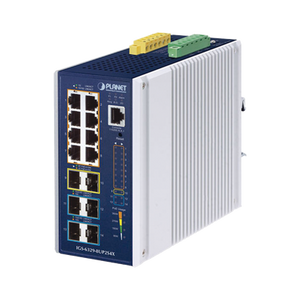 Planet Switch Industrial Capa 3 / 8 Puertos Gigabit PoE++ / 2 Puertos SFP 1G/2.5G