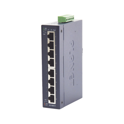 PLANET IGS-801T switch No administrado L2 Gigabit Ethernet (10/100/1000) Azul