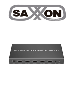 Saxxon LKV104VW procesador de pared de vídeo Negro 4 W