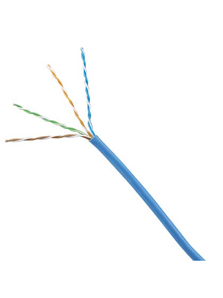 PANDUIT Cable utp cat 5e netkey/ caja de 1,000 pies (305 metros) /100% cobre/ 4 pares/ 24 awg / categoría 5e / azul NUC5C04BU-C