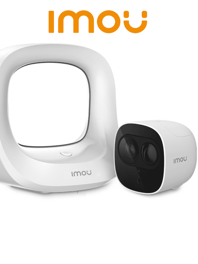 Kit de Cámara Inalámbrica IMOU CELLPROKIT1 - 2MP/ Audio Dos Vías/ Detector PIR/ IR 10m/ Compatible con Alexa/ Almacenamiento en Base/ Wifi