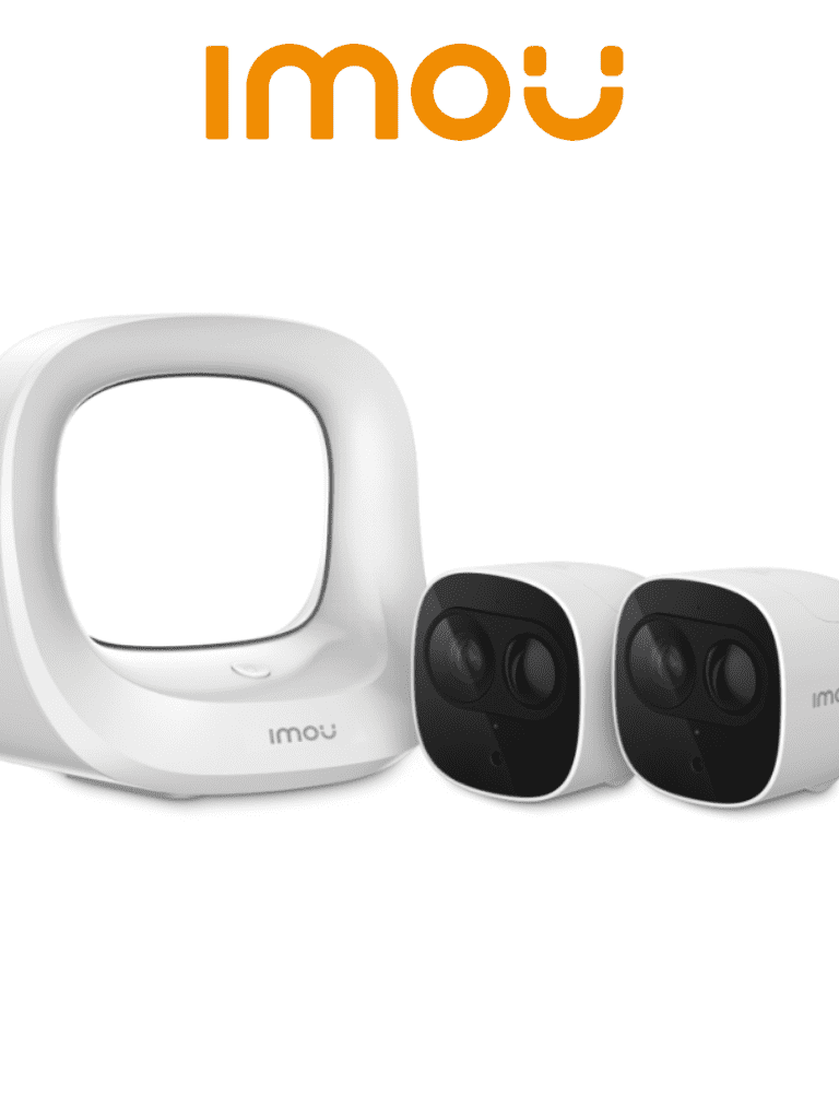 Kit de Cámaras inalámbricas Imou Cell Pro 2, 2MP, Audio Bidireccional, PIR, IR 10m, Alexa/Google, Base con Batería y WiFi