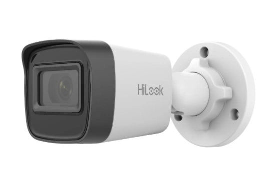 Hilook Cámara de Videovigilancia IPC-B141H-C, 4MP, Lente 2.8mm, IR 20m, PoE