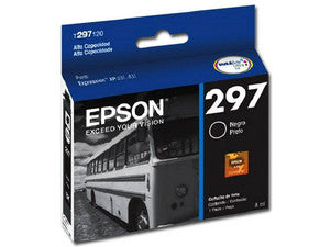 Cartucho de Tinta Epson 297 Negro, Alto Rendimiento, 300 Páginas, Original