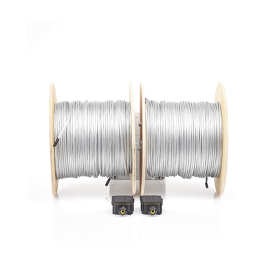 IROC-2Z-1000-V2 - Kit de Cable Sensor Perimetral para Cerca Ciclonicas IRONCLAD / 610 METROS DE PROTECCION / 2 ZONAS; 305 METROS POR ZONA / Sin Falsas Alarmas por Viento / TODO Incluido/ TARJETA LPU400/ Calibración por Software