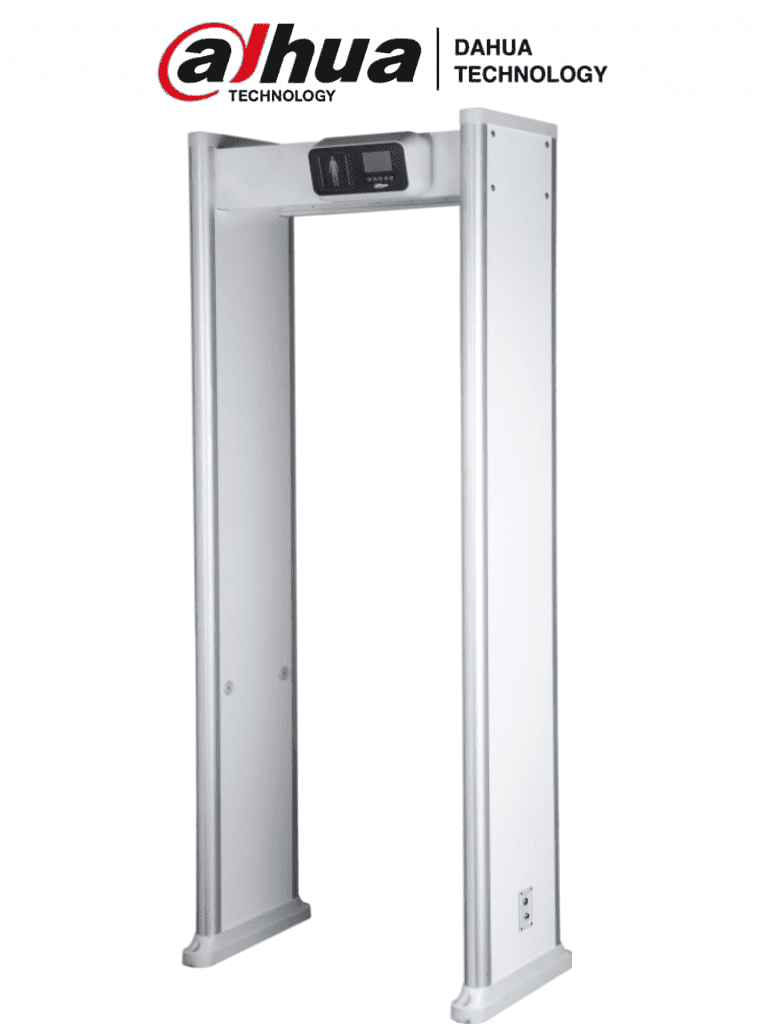 Detector de Metales Dahua ISC-D118 con 18 Zonas de Detección, Pantalla LCD 3.5" y 9 Tonos de Alarma.
