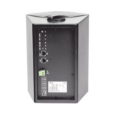 Bocina SIP IP para voceo y paging, 2 líneas SIP, potencia de hasta 30W, alimentación vía PoE, puerto de salida de audio