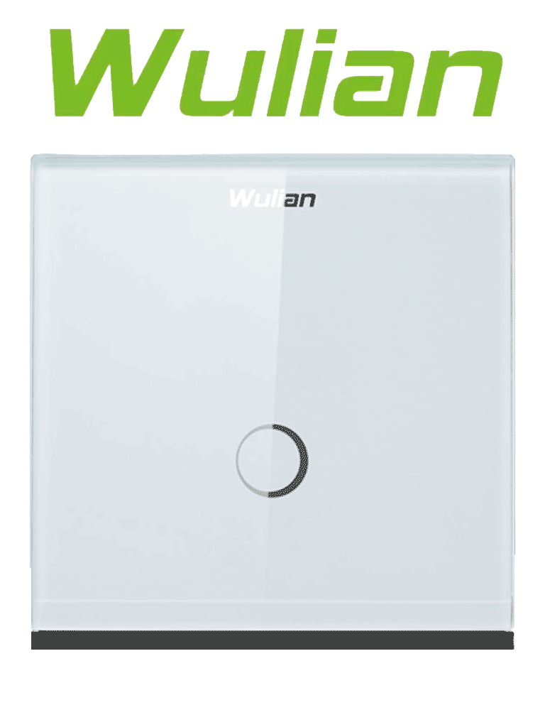Apagador inteligente wulian switcht1l zigbee 10a 15w / touch / l / 1 botón WL-ZCSWLGWS2311-01