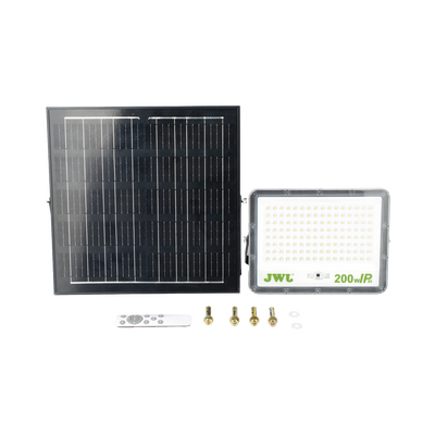 Reflector de 200 W con Panel Solar / Batería 3.2 V CD / T.C.C. 6 500 K / IP65.