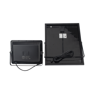 Reflector de 300 W con Panel Solar / Batería 3.2 V CD / T.C.C. 6 500 K / IP65.