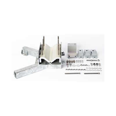 Antena parabólica 4 ft para radio B11 y AF11, ganancia de 40.5 ± 1 dBi, conector guía de onda, Alto aislamiento al ruido en enlaces vecinos, 10-12 GHz, Montaje de acero inoxidable incluido