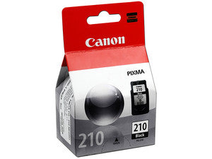 Cartucho de Tinta Canon Negro PG-210, 15ml, 400 páginas, compatible con impresoras Canon