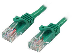 Cable de Red StarTech Cat5e, Ethernet de 50cm, Color Verde, UTP, 350MHz, RJ45