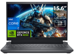 Laptop Gamer DELL G15 5530: Intel Core i7 13650HX, 32GB DDR5, SSD 1TB, GeForce RTX 4050