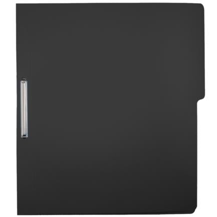 Carpeta Pressboard Kyma C/Broche 8cm Tamaño Carta Negro, Paquete C/5