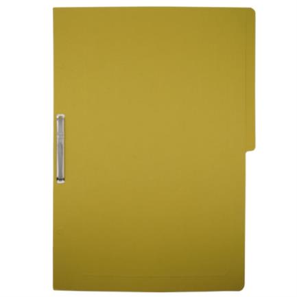 Carpeta Pressboard Kyma C/Broche 8cm Tamaño Oficio Amarillo, Paquete con 3 Unidades