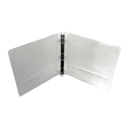 Carpeta Panorámica Vinil Tamaño Carta 2 1/2", Aro "O", Color Blanco, Pack de 5