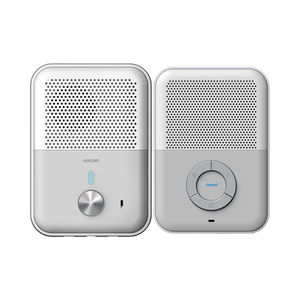 Kocom Kit de Audioportero Manos Libres / Frente de Calle a 4 Estaciones Interiores