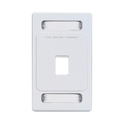 Siemon Placa de Pared Keystone / 1 Salida / 6 Puertos MAX KFP-S-01-02S