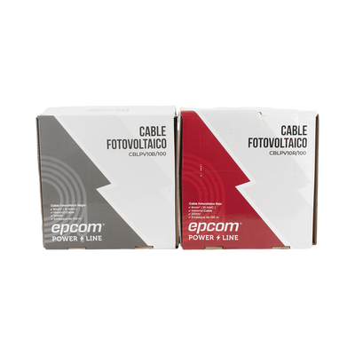 Epcom Powerline Kit Cable Fotovoltaico / 2 Rollos de 100 m (328 ft) / Calibre 10 AWG (6 mm²)