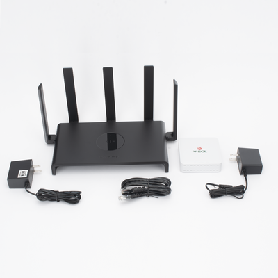 KIT3-VPON-MESH - Kit 3 ONU Bridge V-Sol, Dual GPON/EPON con Router Home Mesh Ideal para distribuciones WISP de mayor cobertura Wi-Fi en Hogares y Oficinas