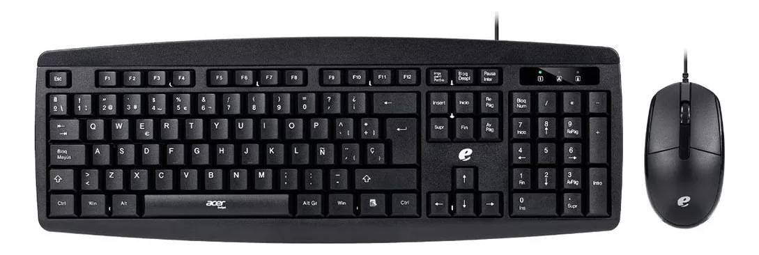 Kit Teclado y Mouse ACER EAK030 para Niños, Inalámbrico, 10m Alcance, Diseño Infantil