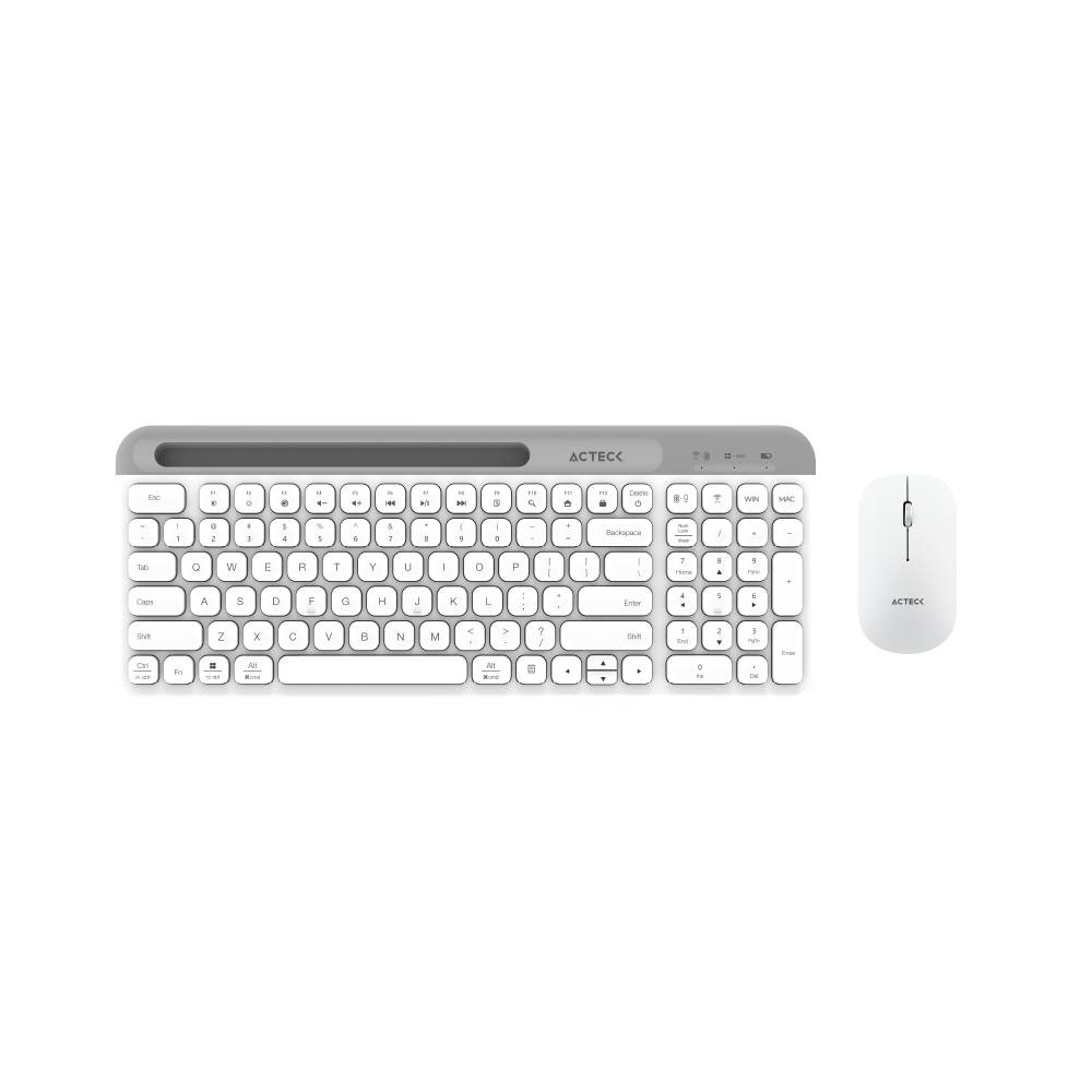 ACTECK Kit Teclado y Mouse AC-936262, Producto Empresarial, Conexión USB