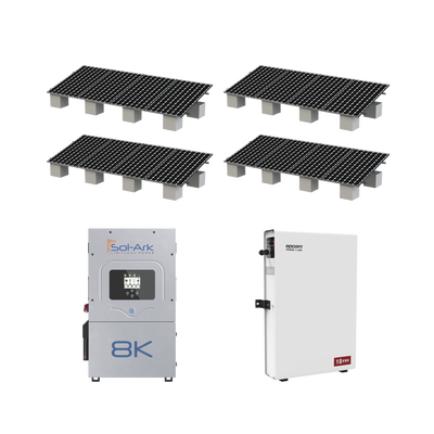 Sol-Ark Kit Solar Híbrido / Inversor 8 kW / Salida 220 VCA KITHYBRID8KSOL