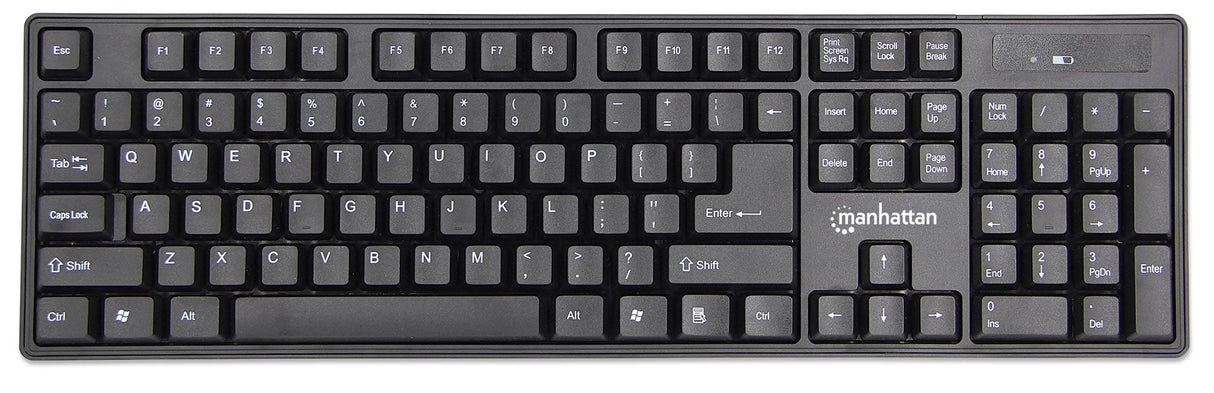 Kit Teclado y Mouse Manhattan 178990 Negro