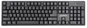 Manhattan 178990 Teclado Universal Inalámbrico RF inalámbrico Completo (100%)