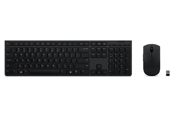 Kit Teclado y Mouse Lenovo 4X31K03954, Inalámbrico, 2.4GHz, 1000 DPI, Compacto