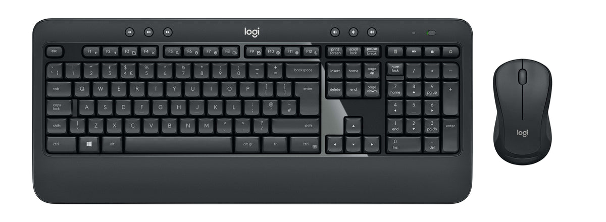 920-008673 - Kit Teclado y Mouse Logitech MK540 Logitech Unifying DPI 1000 Inalámbrico Compatible con Windows y Chrome Baterias AA