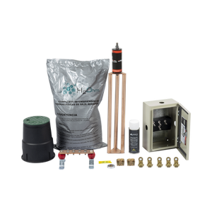 Kit de tierra Física Modelo TG45K con Electrodo Magnetoactivo 50 x 11.5 cm, Capacidad Max: 45 AMP