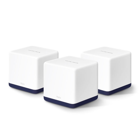 MERCUSYS Kit Wifi Halo H50G(3-Pack), 3000 Mbps, Cobertura 400 m², Dual Band