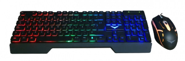 Kit Teclado y Mouse Gamer Naceb Technology Fallen Negro