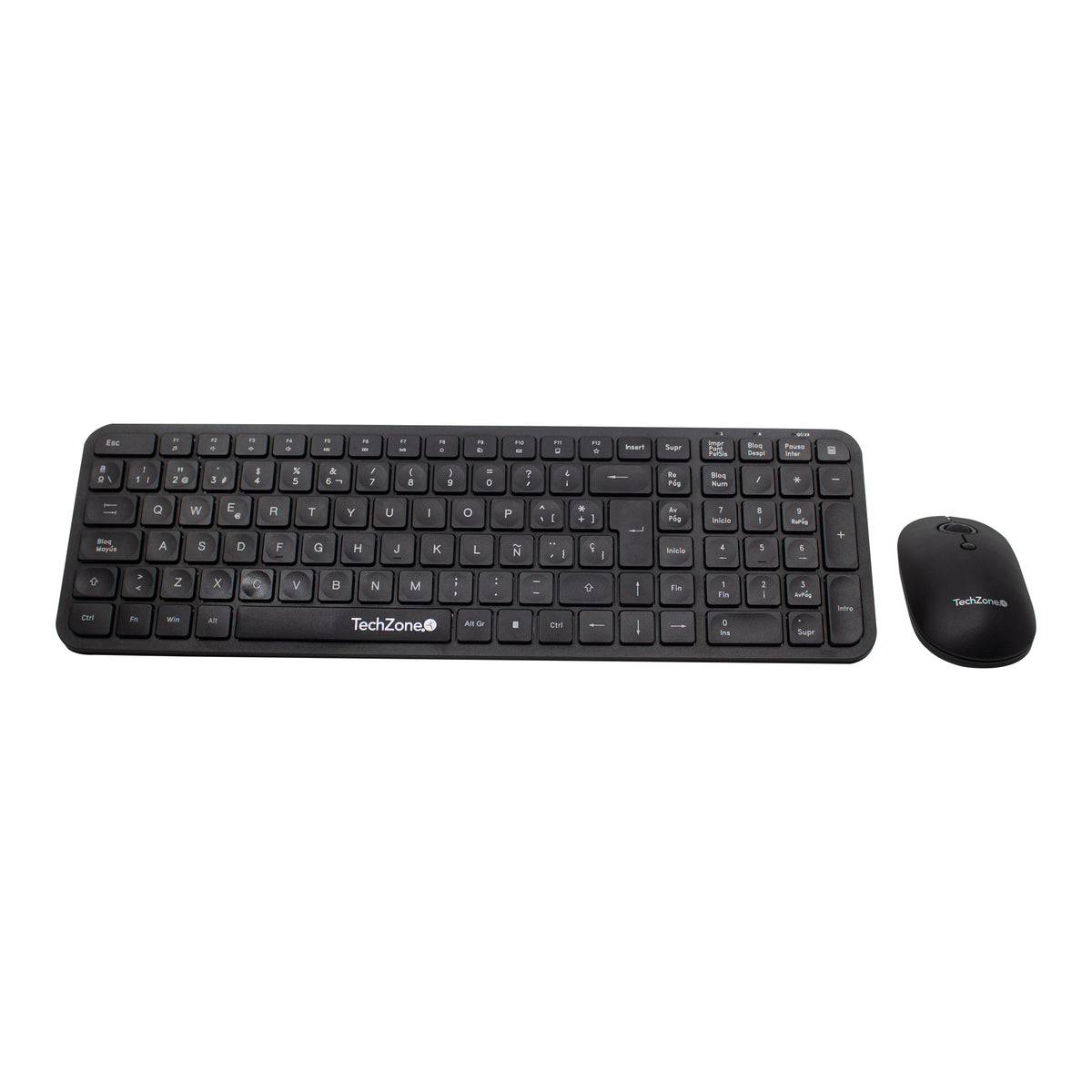 Kit Teclado y Mouse Inalámbrico TECHZONE TZCOMBINA05 - Accesorios para Componentes