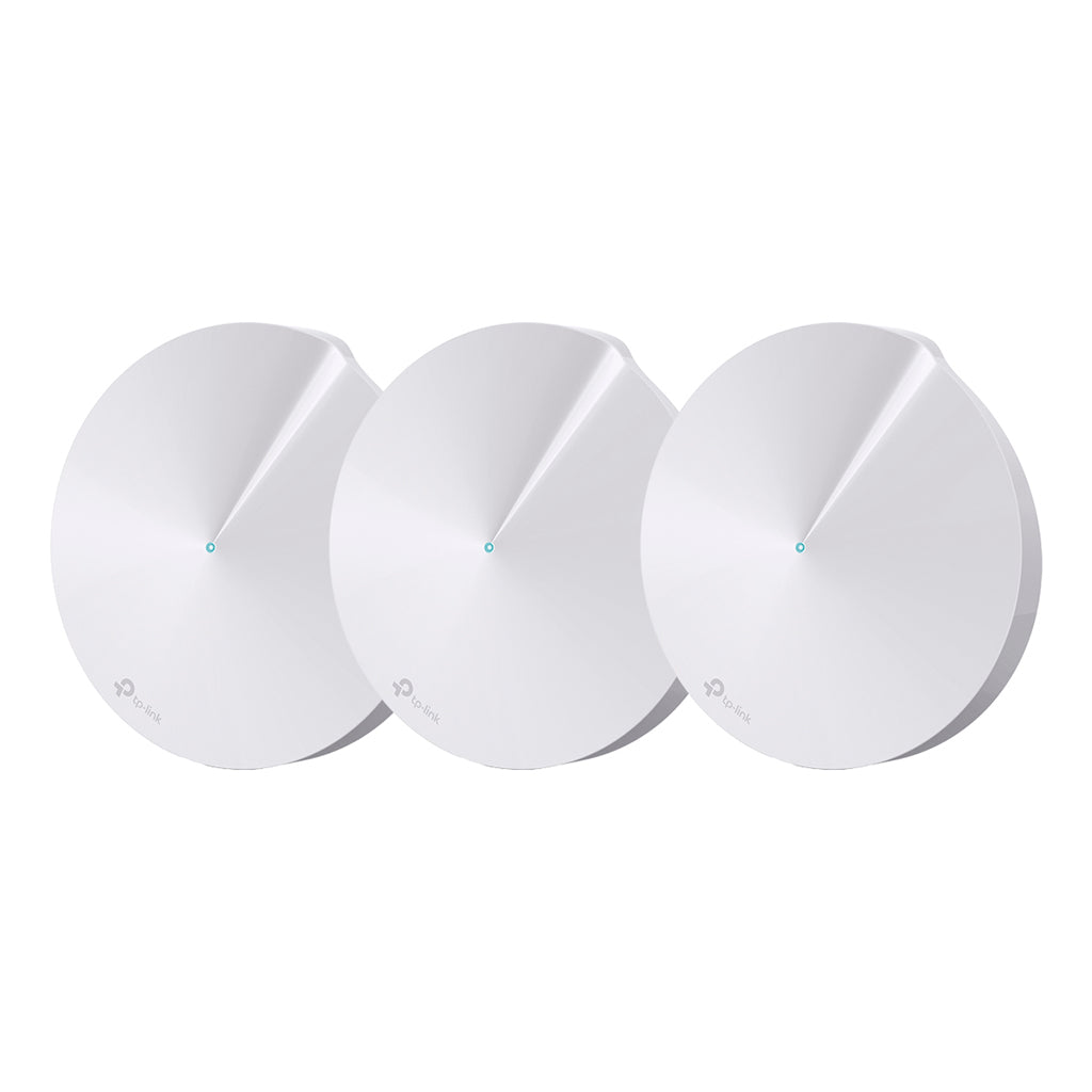 DECOM5(3-PACK) - ROUTER TPLINK ETHERNET DE BANDA DUAL AC1300 DECO M5 CON WIFI MESH 1300MBITS 2X RJ45 2.4/5GHZ 3 PIEZAS