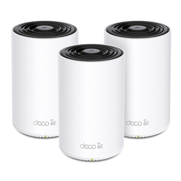 TP-Link Deco XE75 (3-Pack) - WiFi 6, 5400 Mbps, Cobertura 550 m², App Móvil