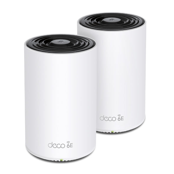 TP-Link Kit WiFi Deco XE75 (2-Pack), 5400 Mbps, WiFi 6, Cobertura de 200 m²