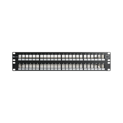 Siemon Patch Panel / 48 Puertos Keystone UTP / Plano 2UR KPNL-F2-48-01S