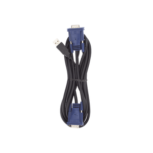 Planet Cable KVM USB / 3 m (9.84 ft) / VGA Coaxial Blindado KVM-KC1-3
