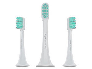 Pack de 3 Cabezales Xiaomi Mi Electric Toothbrush Head, Recambio para Cepillos Eléctricos, Color Blanco, Cerdas Suaves