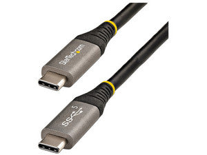 Cable StarTech USB-C a USB-C, 2m, 5Gbps, Blindaje de Trenza, Conector Reversible