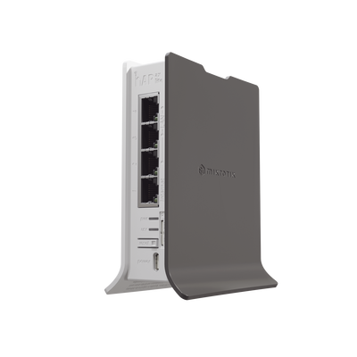 L41G-2axD&FG621-EA, hAP ax lite LTE6, Ruteador WiFi-6 2.4Ghz, 4 x GEth, Ranura SIM de Modem 4G CAT6 (LTE) soporta banda 28